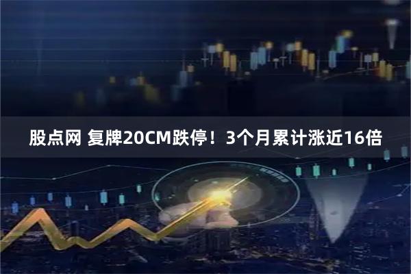 股点网 复牌20CM跌停！3个月累计涨近16倍